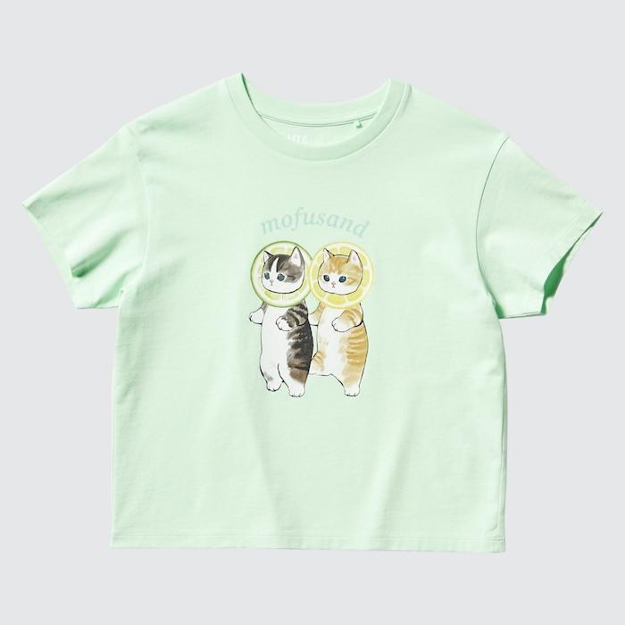 ユニクロ、GIRLS mofusand フルーツパラダイス UT（半袖）　画像