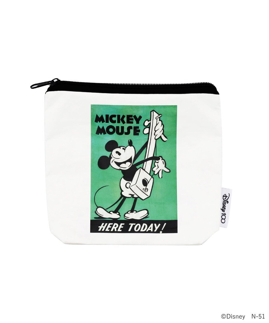ミッキーマウス、WEB限定ポーチグリーン