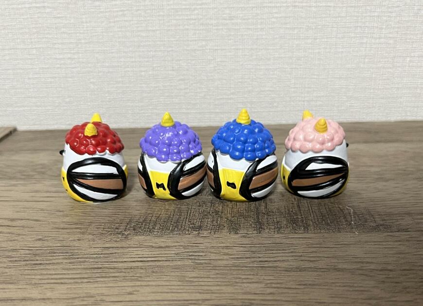 キャンドゥ、リトルフレンド ツノ1本鬼 シマエナガ・リトルフレンド ツノ2本鬼 シマエナガ画像