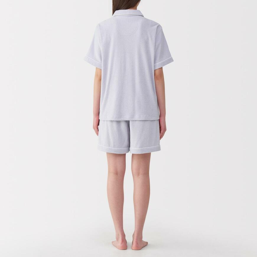 無印良品、両面パイル半袖パジャマ商品画像