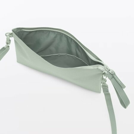 撥水　再生ポリエステル　サコッシュ