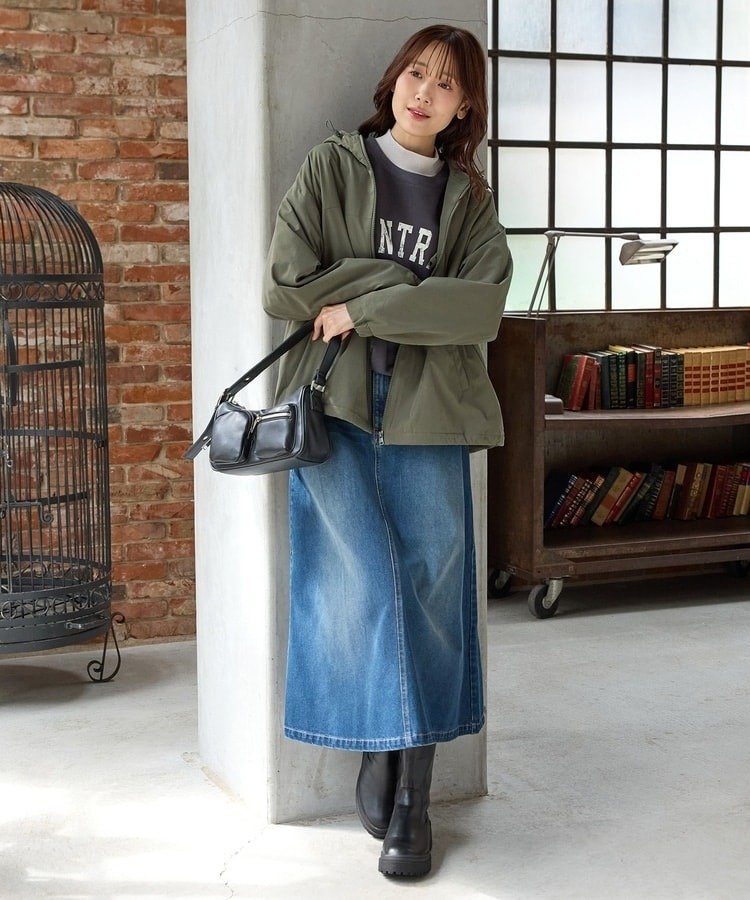 出所：ハニーズ公式通販　裏フリースフードブルゾン