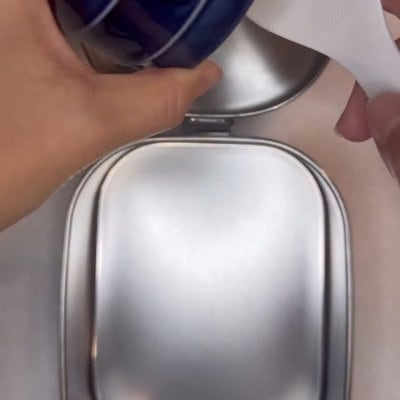 母が娘に作る【揚げ物弁当】きっちり分かれた詰め方が美しい！スリムでスタイリッシュな印象が素敵