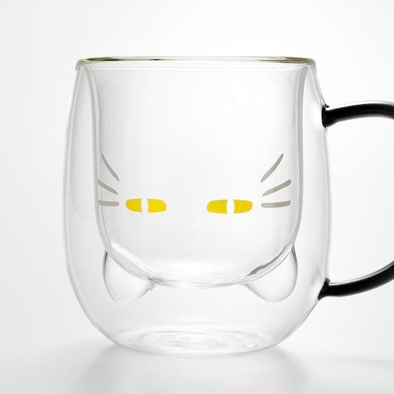 出所：ニトリ公式通販ニトリネットストア ダブルウォールマグ(デコネコ GM008)