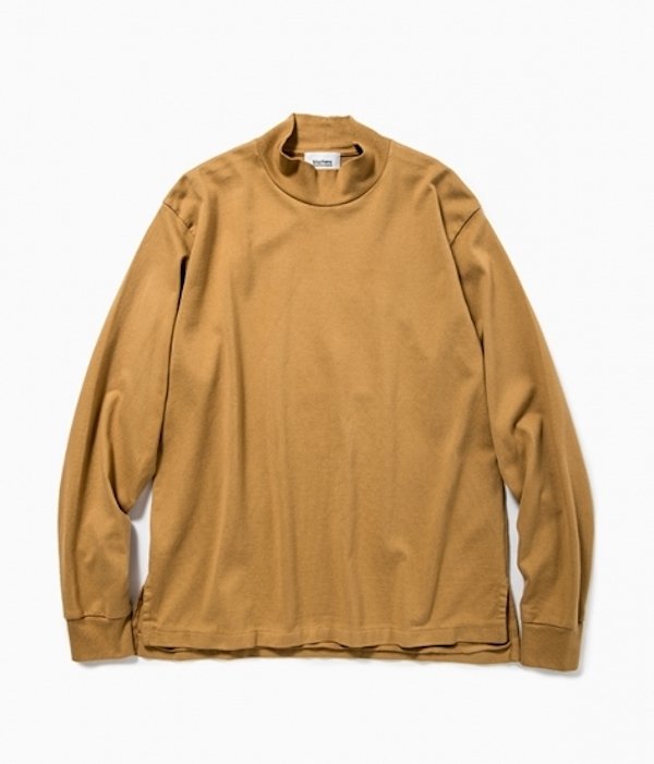 blurhms - Middle-Weight Supersoft Mock-Neck L/S ¥14,040（税込）