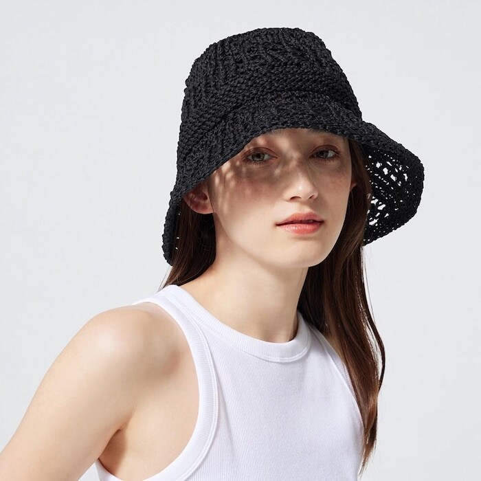 出所：GU公式ファッション通販サイト クロシェバケットハット