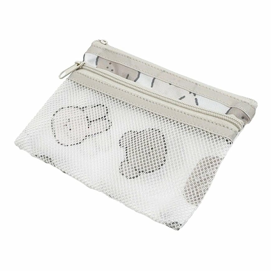 ワッツ公式　nonbiri class ダブルファスナーポーチ