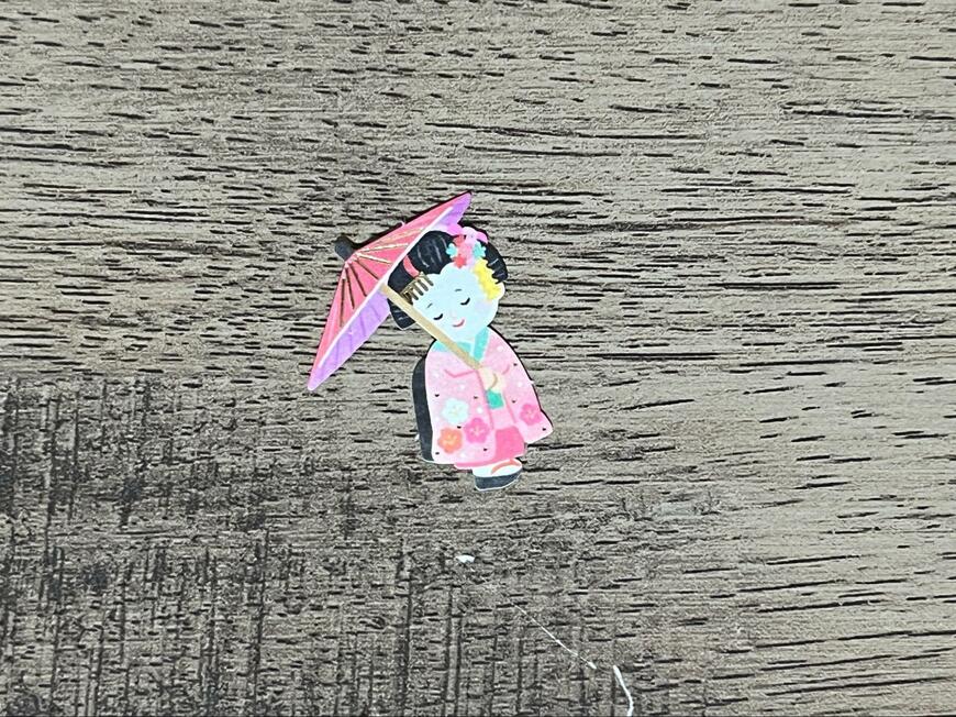 キャンドゥ、にっぽんのかわいいフレークシール 舞妓商品画像