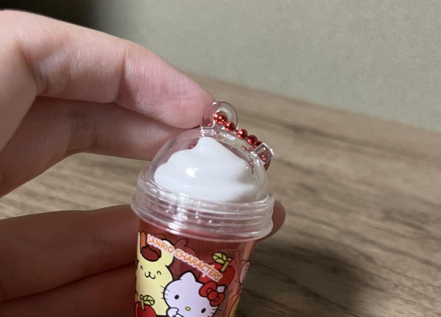 セリア、フラッペキーホルダー M/X リンゴ画像