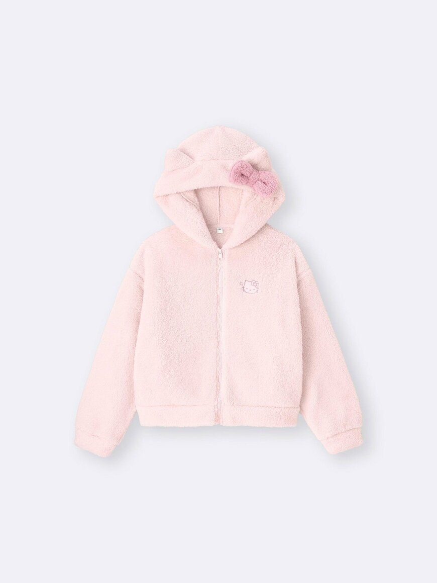 GU公式　マシュマロフィールフルジップパーカ