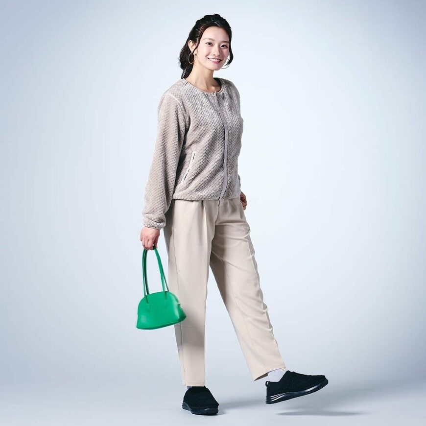 ワークマン　レディースダイヤフリースカーデガン