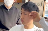 黒髪＆短髪希望の男性　ワックスだけで決まるかっこいい仕上がりに笑顔が爆発！