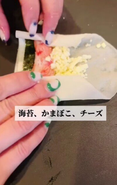 2種類の春巻きを作る