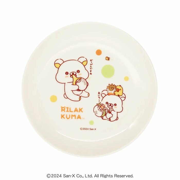 ロッテリア限定描き下ろしデザインの陶磁器製プレート