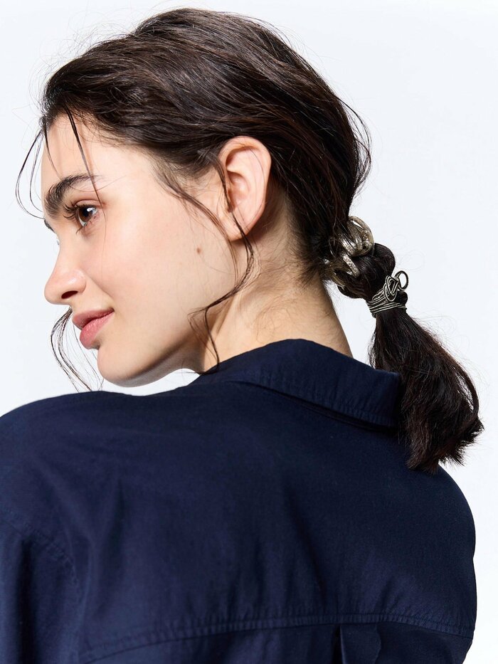 GU公式 オーロラスプリングヘアゴム7P