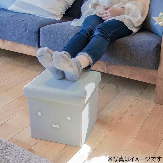 出所：ニトリ公式通販 ニトリネット ミッフィーの収納できるスツール(ホワイト) 