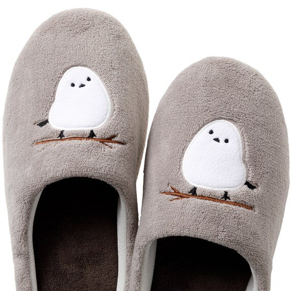 出所：ニトリ公式通販 ニトリネット 【デコホーム商品】ルームシューズ（エナガ sRSx02 GY L）