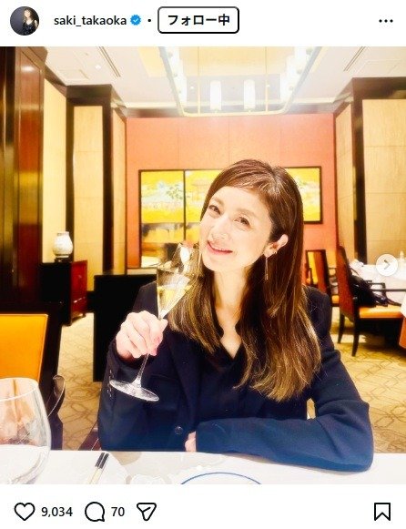 出所：高岡早紀のInstagram（＠saki_takaoka） 参照日：2026年3月19日