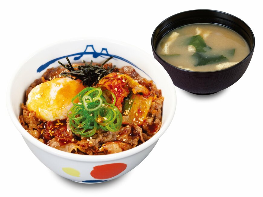 出所：株式会社松屋フーズホールディングス「【松屋】牛の旨味が光る丼 「牛ビビン丼」「2種盛牛焼肉丼」 新発売