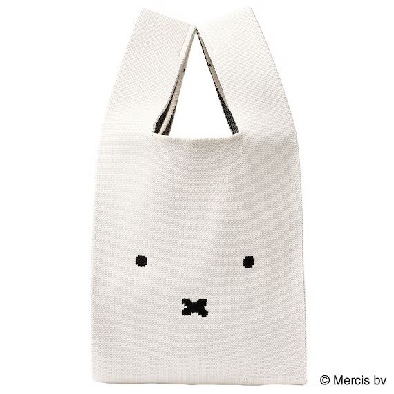 出所：ニトリ公式通販ニトリネット　MIFFYニットトートバッグ（フェイス アイボリー）