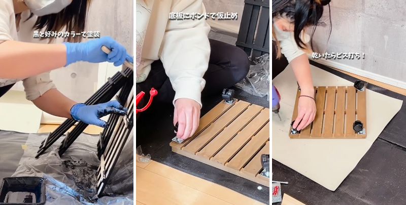 ダイソーの商品を使ったDIY