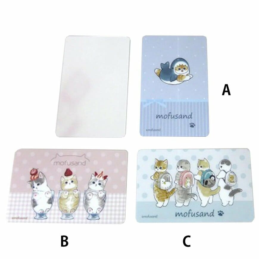 ワッツ公式 mofusand モフサンド 手鏡 カードミラーの画像