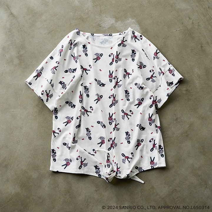 ローラアシュレイ、ハローキティコラボ半袖プルオーバー
