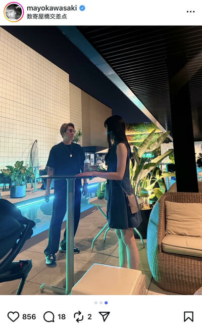 川﨑麻世のInstagram投稿