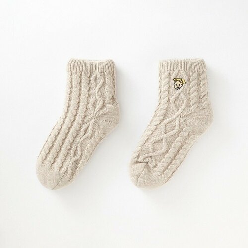 レディース　裏ボアクルーソックス（SEASON REASON×OSAMU GOODS）