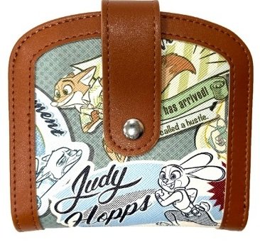 ディズニーキャラクター「ズートピア」の仲間たちが描かれたお財布