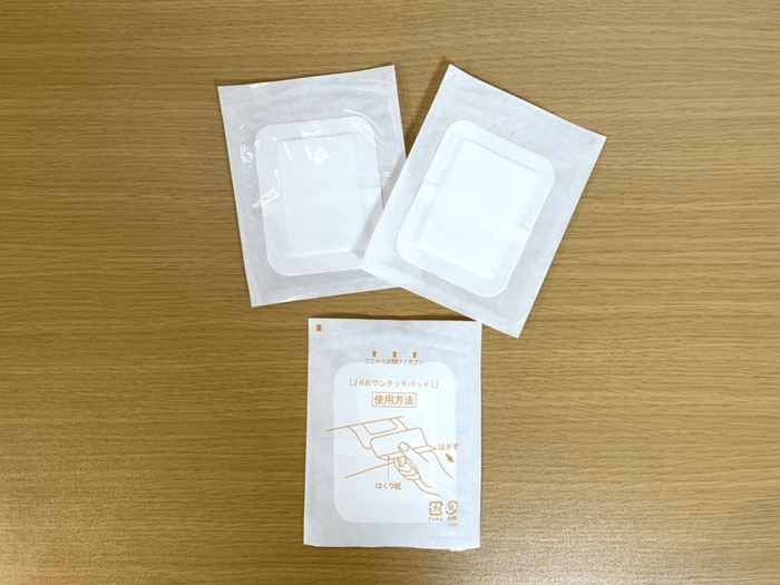 ワンタッチパッドのLサイズは3枚入っています