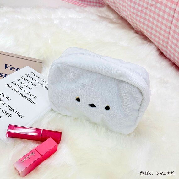 出所：ニトリ公式通販ニトリネット ぼく、シマエナガ。ポーチ(ホワイト)