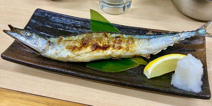 焼いた新サンマ