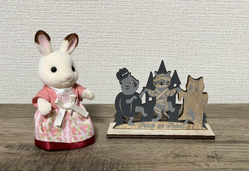 セリア、ウッドハロウィンスタンド画像