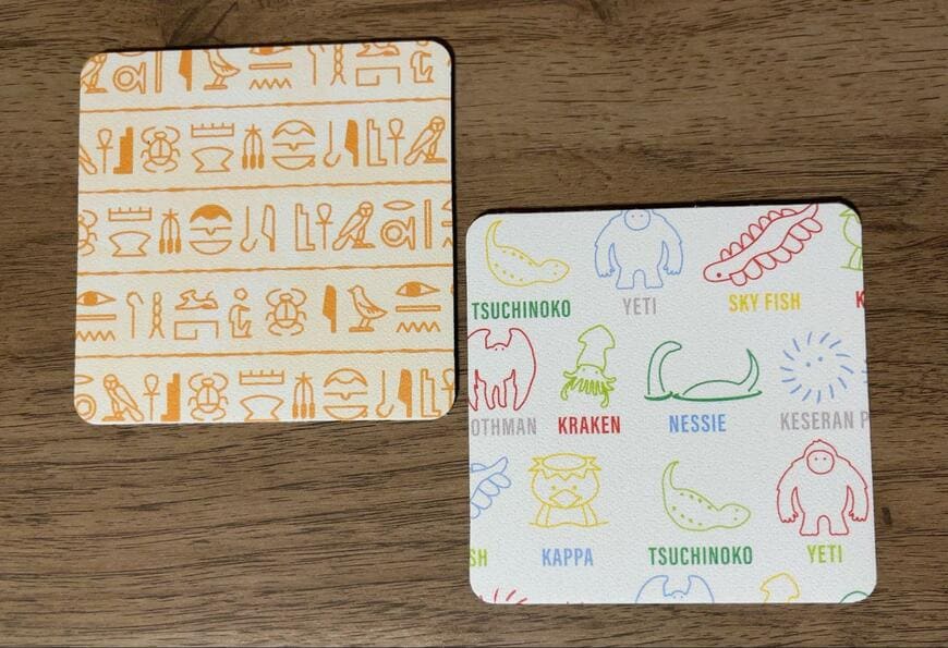 セリア、吸水コースター 古代文明・UMA商品画像