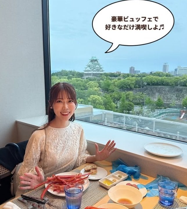 大阪の豪華ビュッフェランチ