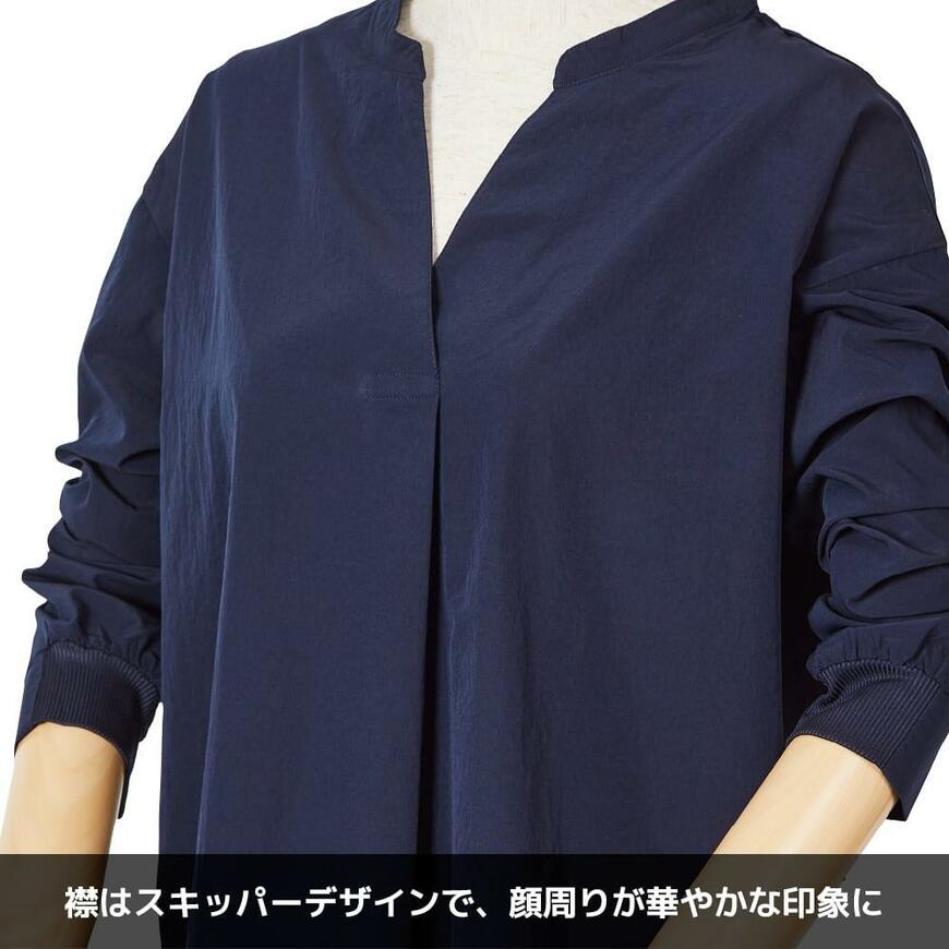 ワークマン、レディースシーンレスブラウス　画像