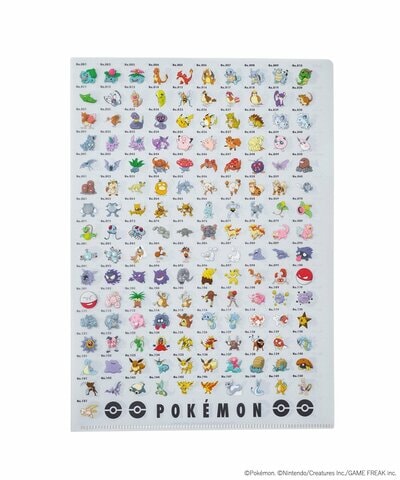 3COINS、クリアファイル3枚セット／ポケモン30周年商品画像