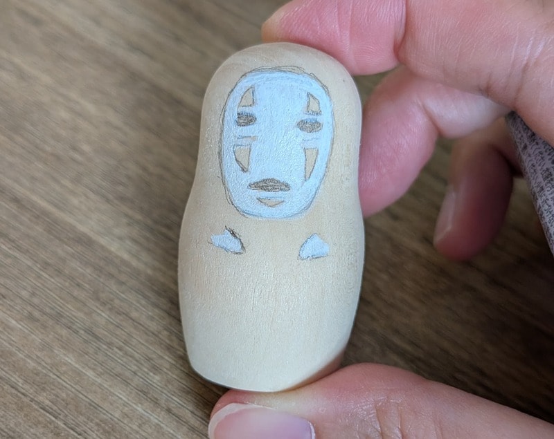 セリア　無地マトリョーシカ