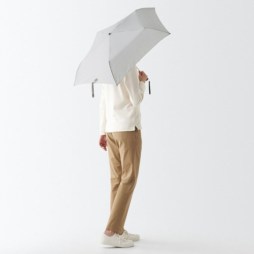 出所：無印良品ネットストア 軽量　晴雨兼用　折りたたみ傘