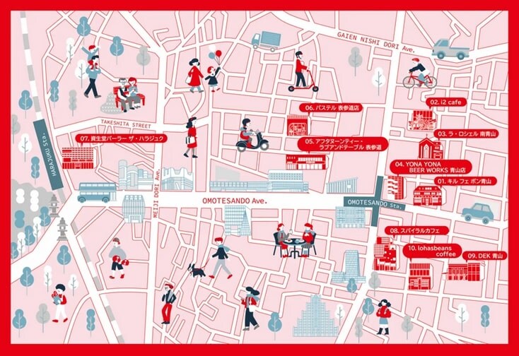 出所：佐賀県「佐賀県ブランドいちご「いちごさん」×表参道カフェレストラン10店舗コラボ「いちごさんどう2024」 1/15（月曜日）～3/31（日曜日）開催」（2024年1月15日）PR TIMES