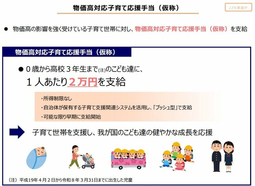 出所：内閣府「「強い経済」を実現する総合経済対策」