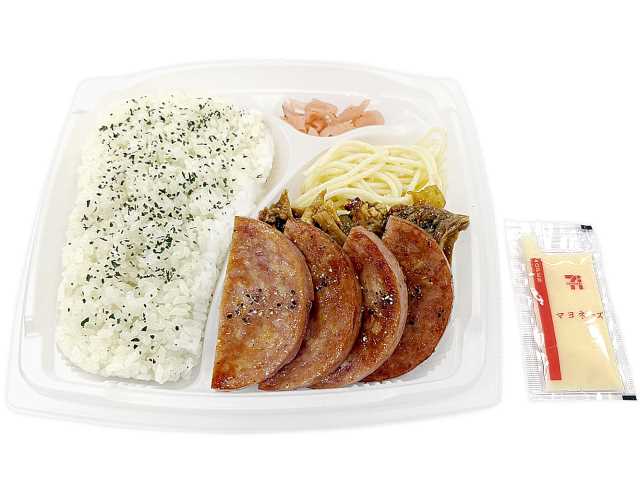 ソーセージステーキ&豚焼肉弁当