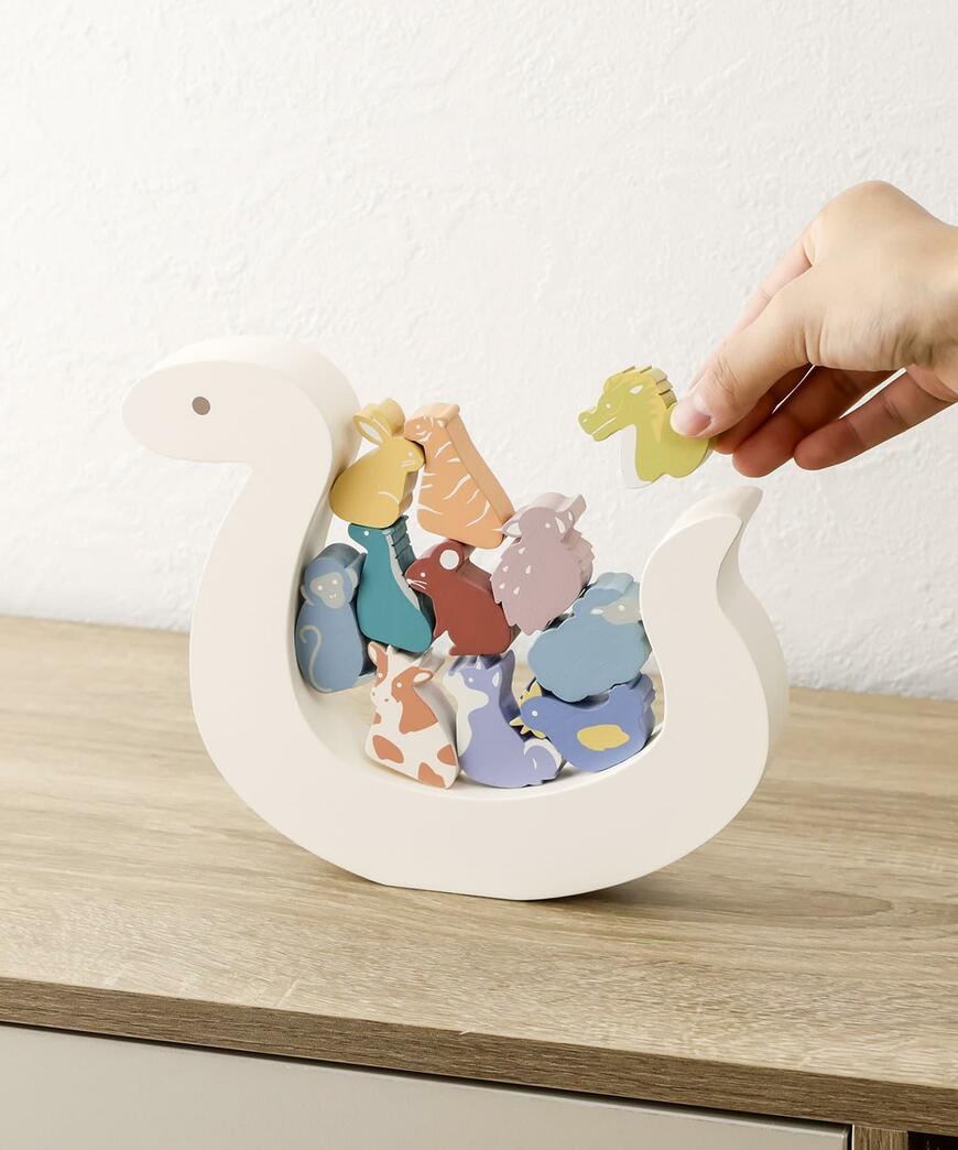 3COINS、十二支積み木オブジェ／お正月商品画像