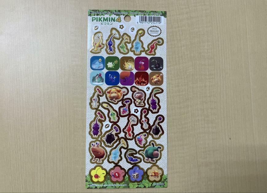 セリア、ピクミン4　シール