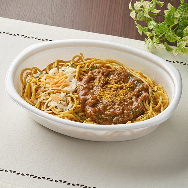 特盛 太麺!チーズのせカレースパゲティ