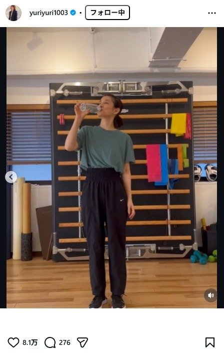 出所：石田ゆり子のInstagram（＠yuriyuri1003） 参照日：2026年2月25日