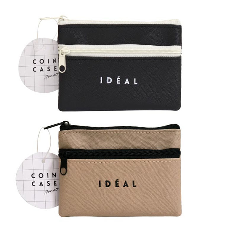 出所：キャンドゥ公式　イデアル　Ｗファスナーコインケース