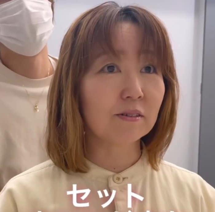 【印象激変】茨城から1時間半かけて来店した女性が「セットが楽な髪型にしたい」とオーダー...本人納得の仕上がりに「すごーい」と感激