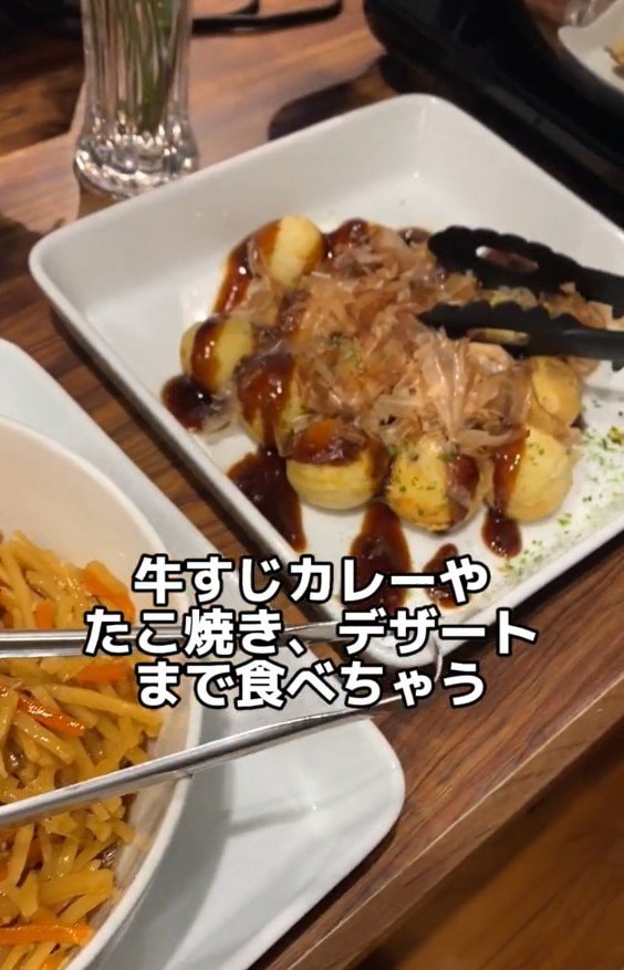 朝食ビュッフェの様子